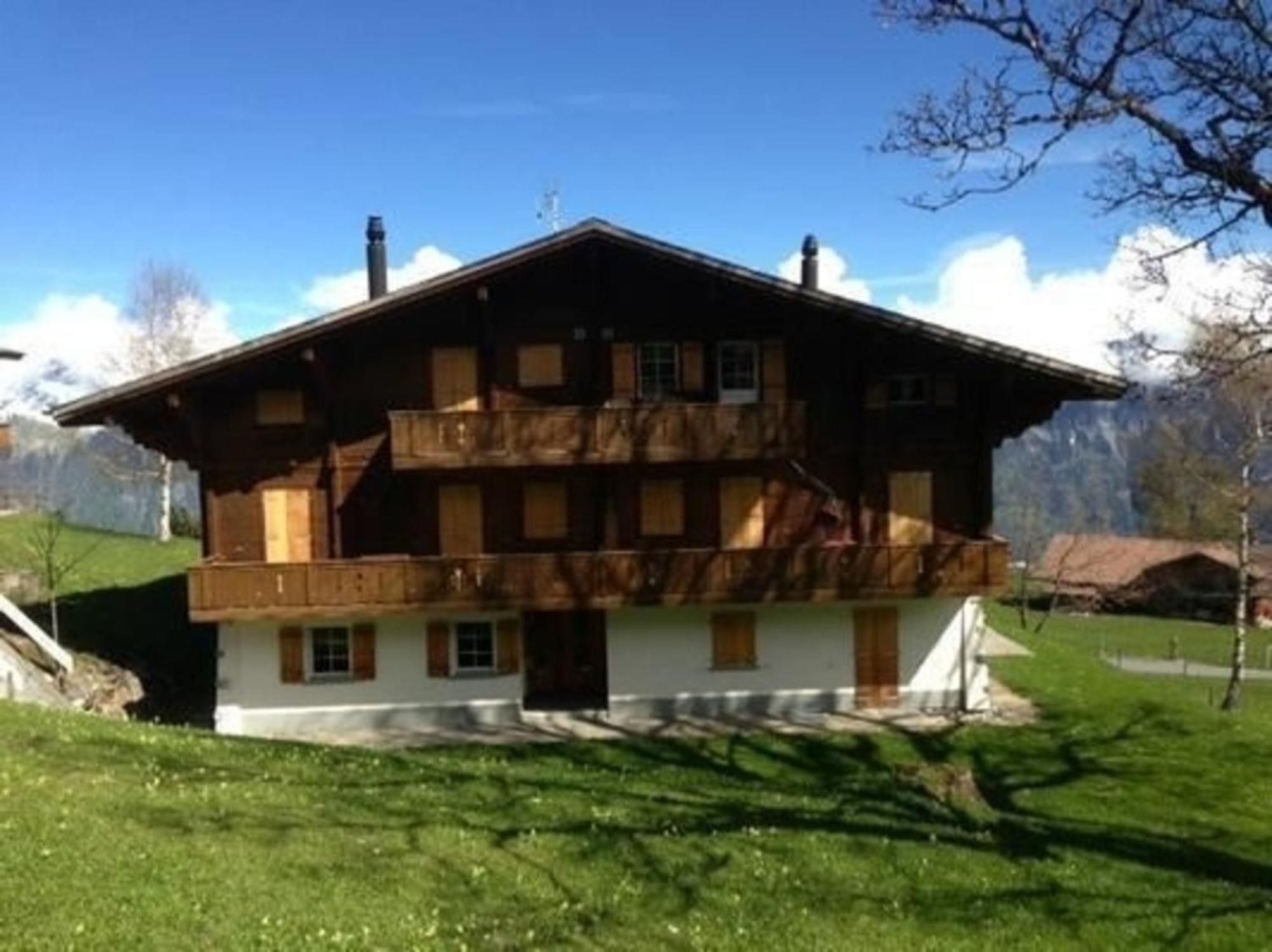 Gemuetliche Ferienwohnung Auf Der Axalp Ngoại thất bức ảnh